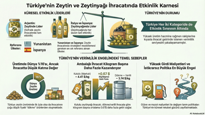 Zeytin ve Zeytinyağı İhracatında Etkinlik Analizi: Türkiye Örneği ve Küresel Karşılaştırmalar